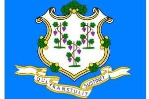 Die Flagge von Connecticut