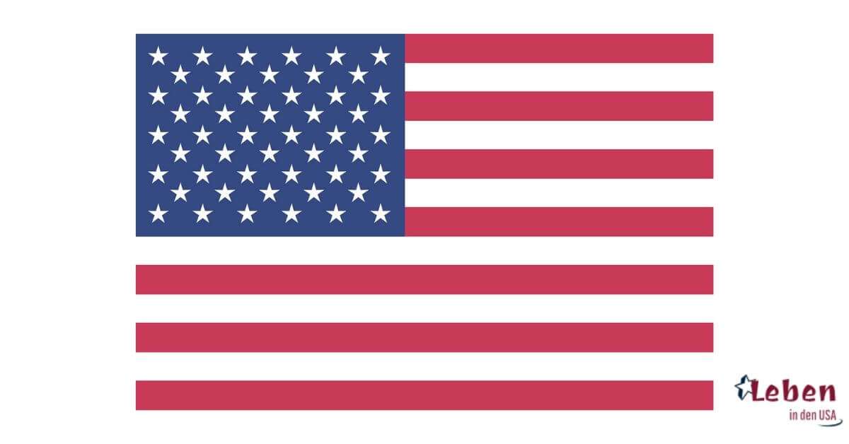 Amerikanische Flagge – Fahne der Vereinigten Staaten von Amerika